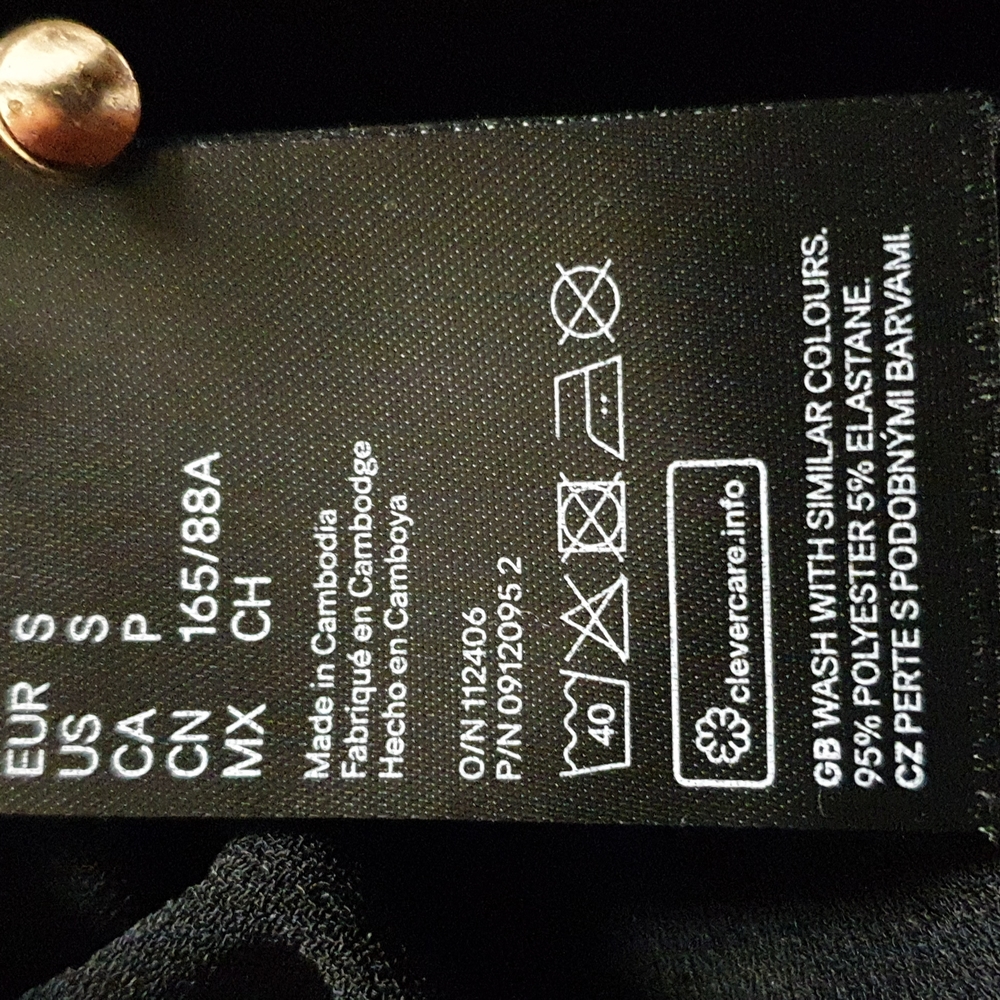 🎈SALE! Bundle 3 for $30. H&M black jersey dress - Picture 5 of 5